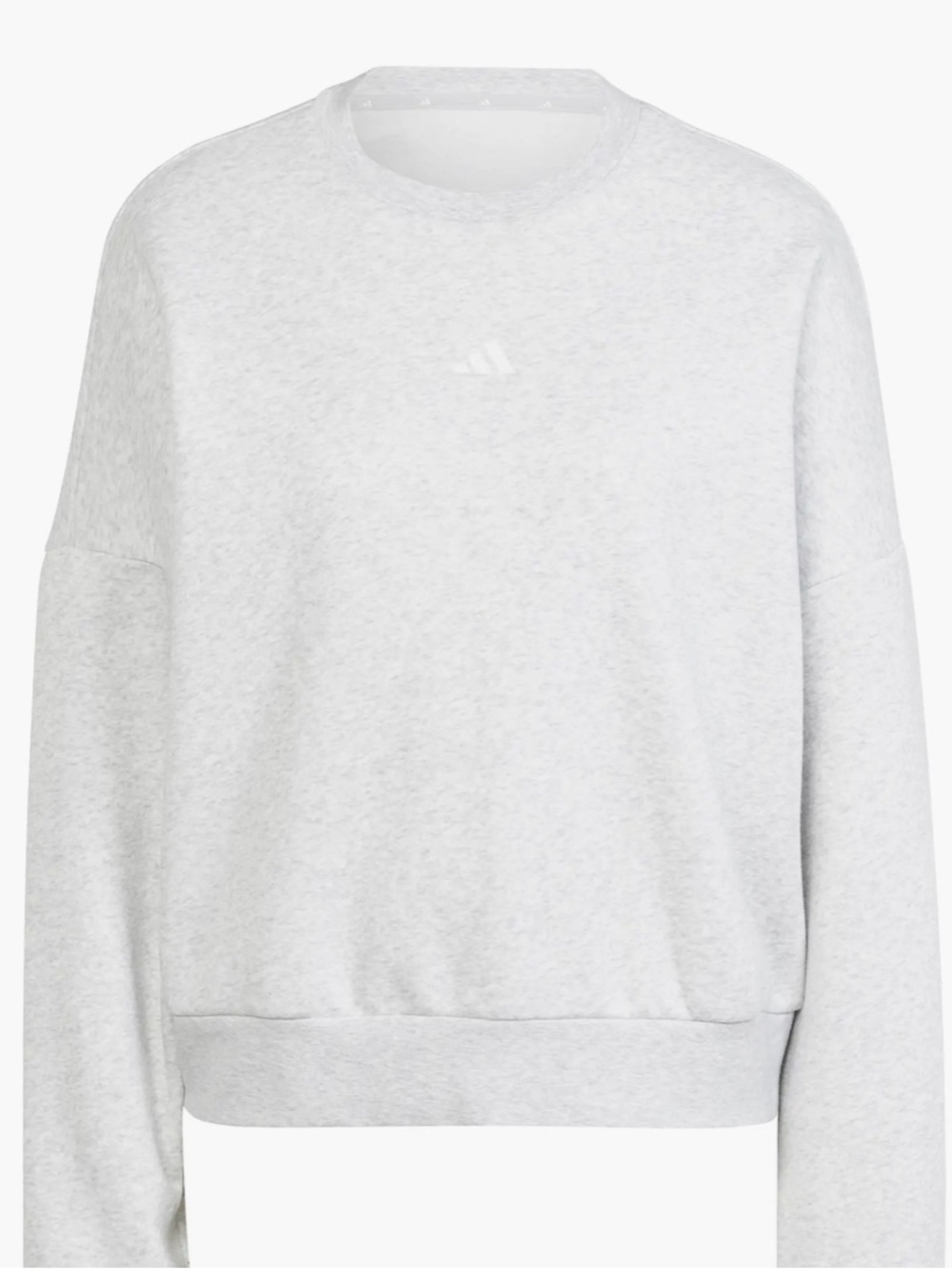 NWT: Grey adidas essential soft crewneck sweatshirt-womens M
